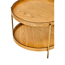 Load image into Gallery viewer, Two Tier Wooden Veneer Side Table