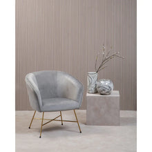 Load image into Gallery viewer, Stockholm Grey Chair With Metal Frame