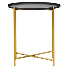 Load image into Gallery viewer, Trosa Black Top Side Table