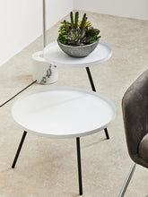Load image into Gallery viewer, Trosa Two Shelf Black Side Table