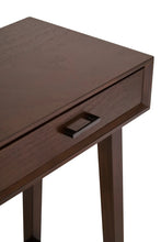Load image into Gallery viewer, Heritage Two Drawer Walnut Finish Wood Console Table