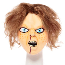 Load image into Gallery viewer, Chucky Mask Full Overhead Latex Mask & Hair Halloween