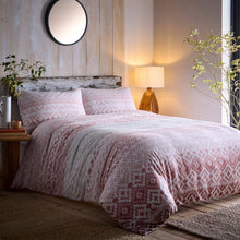 Load image into Gallery viewer, Bergen Duvet Cover Set By Appletree Hygge in Terracotta