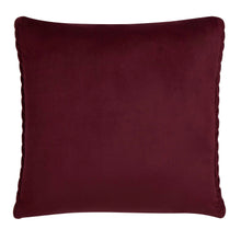 Load image into Gallery viewer, Maroon pillow on a white background
