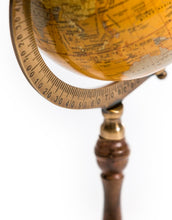Load image into Gallery viewer, Antique Brown Globe On Wooden Stand