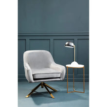 Load image into Gallery viewer, Avery Grey Velvet Chair