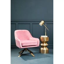 Load image into Gallery viewer, Avery Pink Velvet Chair