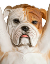Load image into Gallery viewer, Bulldog Holding "Trunk Slice" Side Table