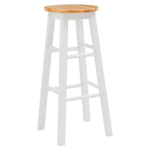 Load image into Gallery viewer, Chester Natural and White Wood Bar Stool