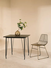 Load image into Gallery viewer, District Bronze Metal Wire Tapered Legs Chair