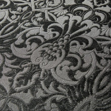 Load image into Gallery viewer, Close-up of intricate black floral pattern on a textured surface