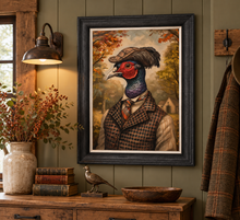 Load image into Gallery viewer, Gentrified Country Pheasant Framed Wall Art