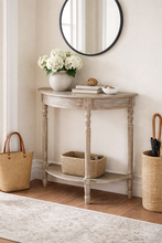 Load image into Gallery viewer, Console table with decorative items in a room setting