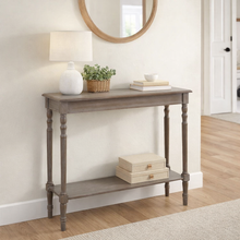 Load image into Gallery viewer, Console table with decorative items in a room setting