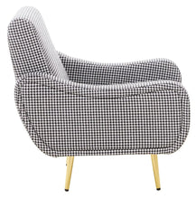 Load image into Gallery viewer, Holli Black And White Checked Armchair