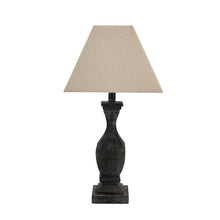 Load image into Gallery viewer, Table lamp with a beige shade on a white background
