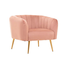 Load image into Gallery viewer, Larissa Pink Velvet Chair