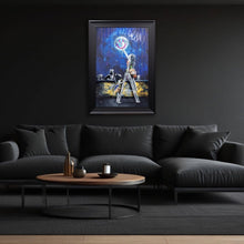 Load image into Gallery viewer, Les Petites Filles et la Lune Framed Wall Art