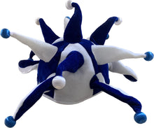 Load image into Gallery viewer, Light Up Jester Hat Blue & White Scotland, Rangers, Everton, Chelsea, Brighton