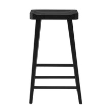 Load image into Gallery viewer, Black bar stool on a white background