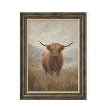 Load image into Gallery viewer, Moorland Highland Cow Framed Wall Art