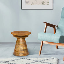Load image into Gallery viewer, Novo Conical Mango Wood End Table