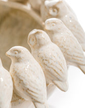 Load image into Gallery viewer, Oatmeal Ceramic Flock of Birds Bowl