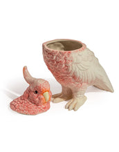 Load image into Gallery viewer, Ceramic parrot-shaped planter on a white background