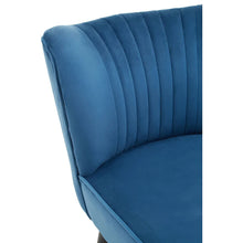 Load image into Gallery viewer, Regents Park Blue Velvet Chair
