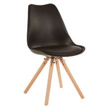 Load image into Gallery viewer, Stockholm Black Plastic Retro Chair