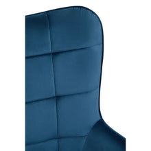 Load image into Gallery viewer, Stockholm Blue Velvet Chair