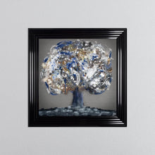 Load image into Gallery viewer, Blue Mystic Tree Framed Wall Art 75*75cm