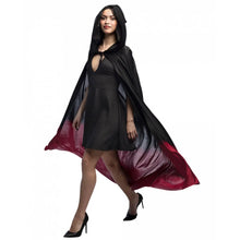 Load image into Gallery viewer, Halloween Black & Red Cape - 170cm