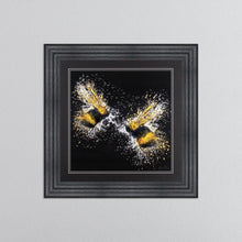 Load image into Gallery viewer, Flying Bumble Bees Framed Wall Art 75*75cm