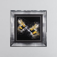Load image into Gallery viewer, Flying Bumble Bees Framed Wall Art 75*75cm