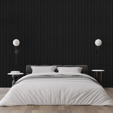 Load image into Gallery viewer, Dark Grey Decorative Acoustic Slat Wall Panel - 2400mm * 600mm