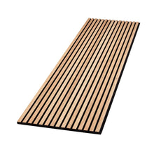 Load image into Gallery viewer, Natural Oak Decorative Acoustic Slat Wall Panel - 2400mm * 600mm