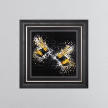 Load image into Gallery viewer, Flying Bumble Bees Framed Wall Art 75*75cm