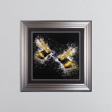 Load image into Gallery viewer, Flying Bumble Bees Framed Wall Art 75*75cm