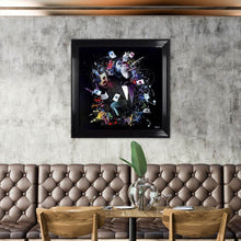 Load image into Gallery viewer, Colour Monkey Poker Framed Wall Art 90*90cm