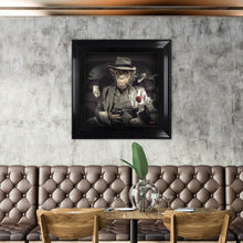 Load image into Gallery viewer, Mafia Monkey Framed Wall Art 90*90cm