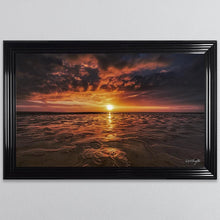 Load image into Gallery viewer, Stormy Sunset Colour Framed Wall Art 114*74cm