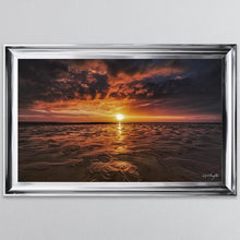 Load image into Gallery viewer, Stormy Sunset Colour Framed Wall Art 114*74cm