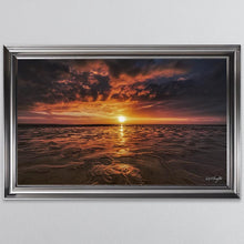 Load image into Gallery viewer, Stormy Sunset Colour Framed Wall Art 114*74cm