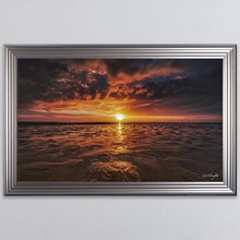 Load image into Gallery viewer, Stormy Sunset Colour Framed Wall Art 114*74cm