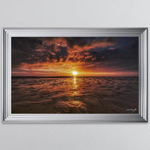 Load image into Gallery viewer, Stormy Sunset Colour Framed Wall Art 114*74cm