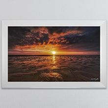 Load image into Gallery viewer, Stormy Sunset Colour Framed Wall Art 114*74cm