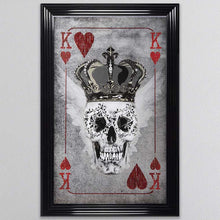 Load image into Gallery viewer, King Of Hearts Playing Card Framed Wall Art