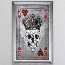Load image into Gallery viewer, King Of Hearts Playing Card Framed Wall Art