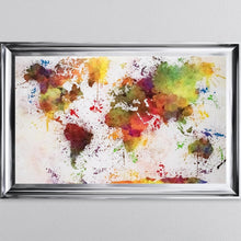 Load image into Gallery viewer, Multicoloured Paint Splatter Framed Wall Art 114*74cm